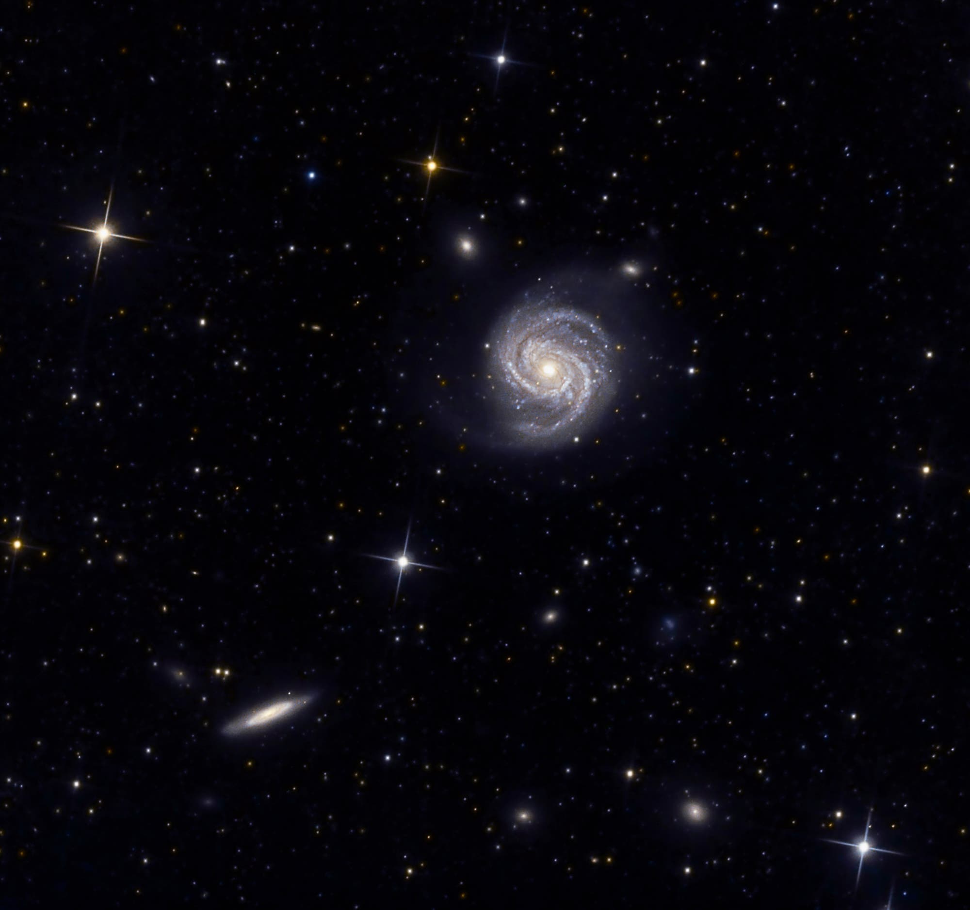 Galaxie M100 Spektrum der Wissenschaft